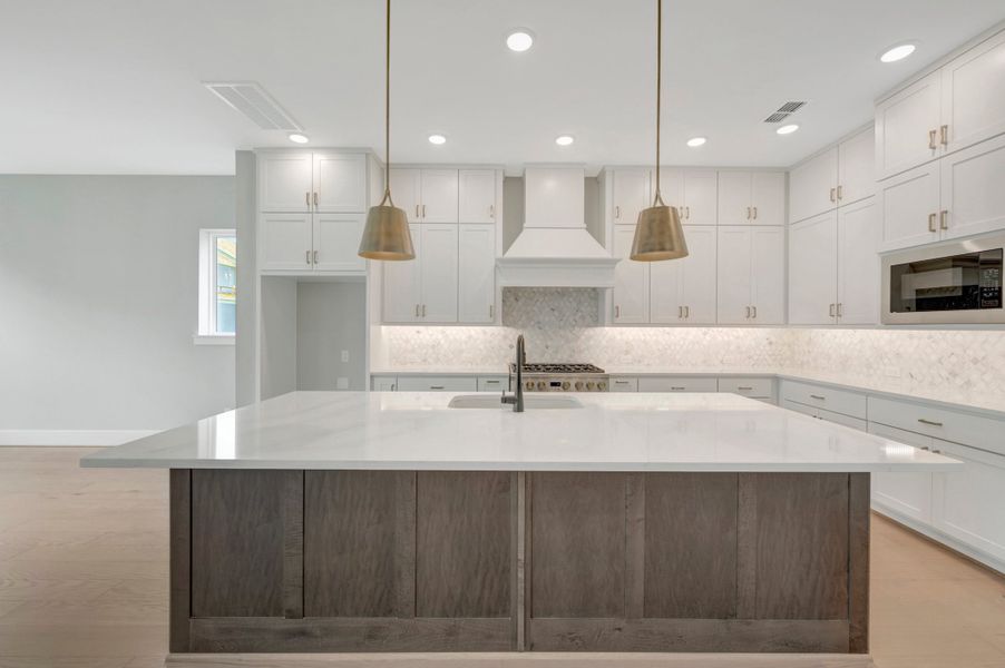 Furnished interior view inside a new home in Easthaven at Bridgeland Central - Horizon Collection, Cypress (Image 8). Furnished interior view inside a new home in Easthaven at Bridgeland Central - Horizon Collection, Cypress (Image 8).