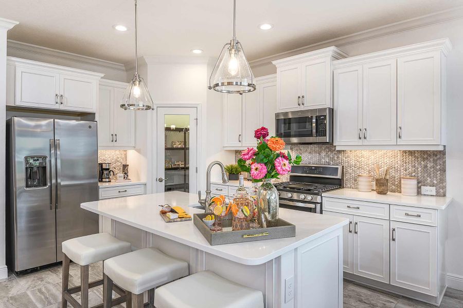 Furnished interior view inside a new home in Windward, Sarasota (Image 16).