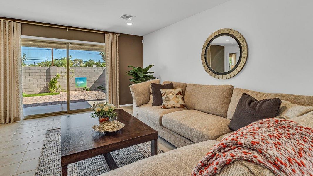 Furnished interior view inside a new home in Senita Crossing, Tucson (Image 24).