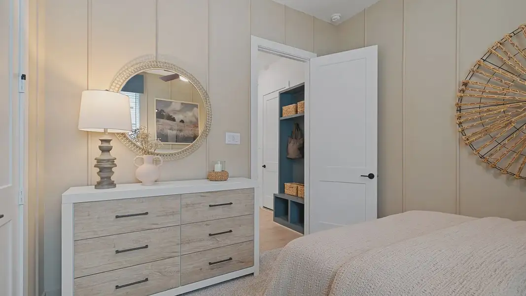 Representative furnished interior of a home built from the Hampton by Chesmar Homes in Wildrye 60', Waller (Image 11).