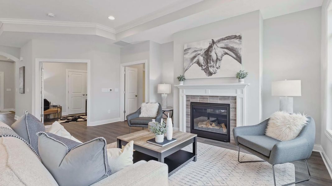 Representative furnished interior of a home built from the Torino by Epcon Communities in The Courtyards at Franklin Road, Murfreesboro (Image 17).