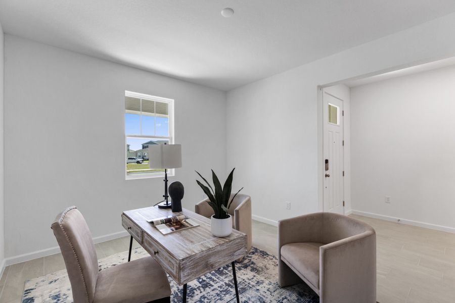 Representative furnished interior of a home built from the Red Bud by Mattamy Homes in Crosswind Ranch, Parrish (Image 12).