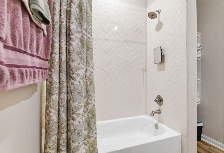 Furnished interior view inside a new home in , Cleveland (Image 38).