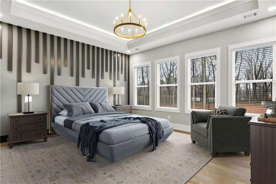 Furnished interior view inside a new home in , Cumming (Image 38).