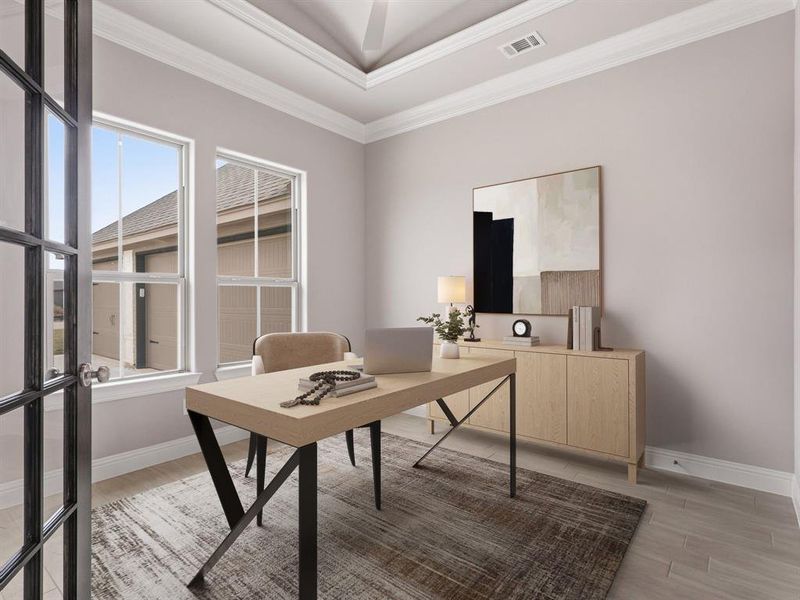 Virtually Staged: Office