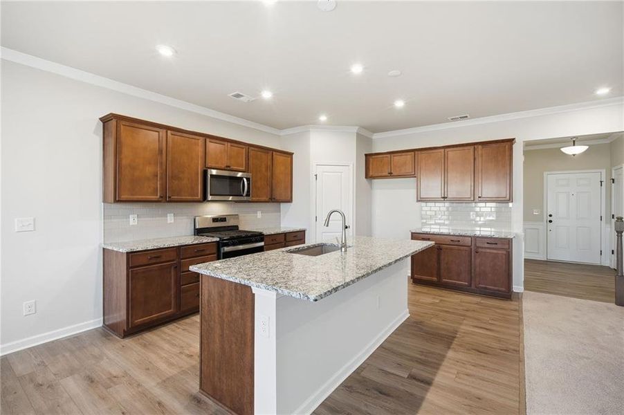 Furnished interior view inside a new home in , Dawsonville (Image 6). Furnished interior view inside a new home in , Dawsonville (Image 6).