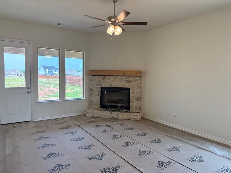 In-progress construction of a new home in Covenant Park, Springtown, TX (Image 5).