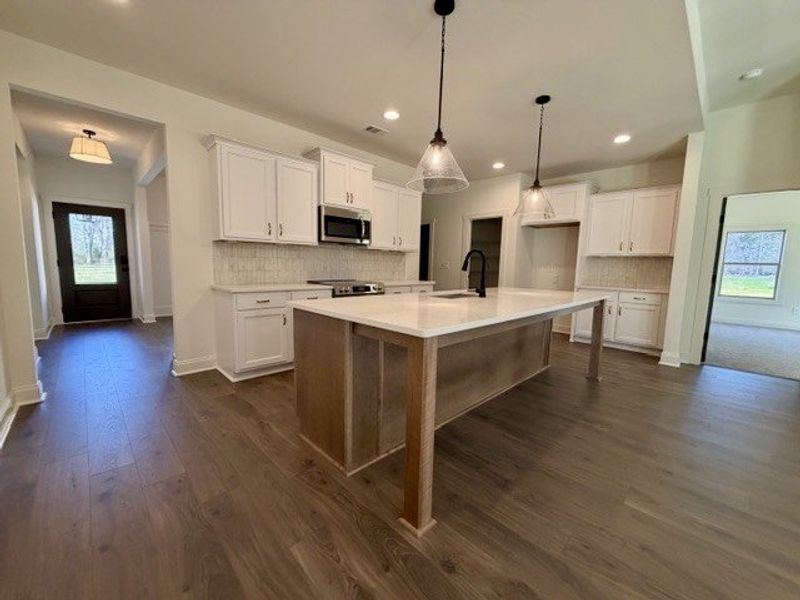 Furnished interior view inside a new home in Kimbell Acres, Pine Mountain (Image 3). Furnished interior view inside a new home in Kimbell Acres, Pine Mountain (Image 3).