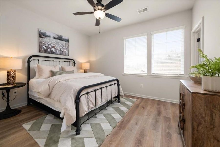 Furnished interior view inside a new home in , Cedartown (Image 10).