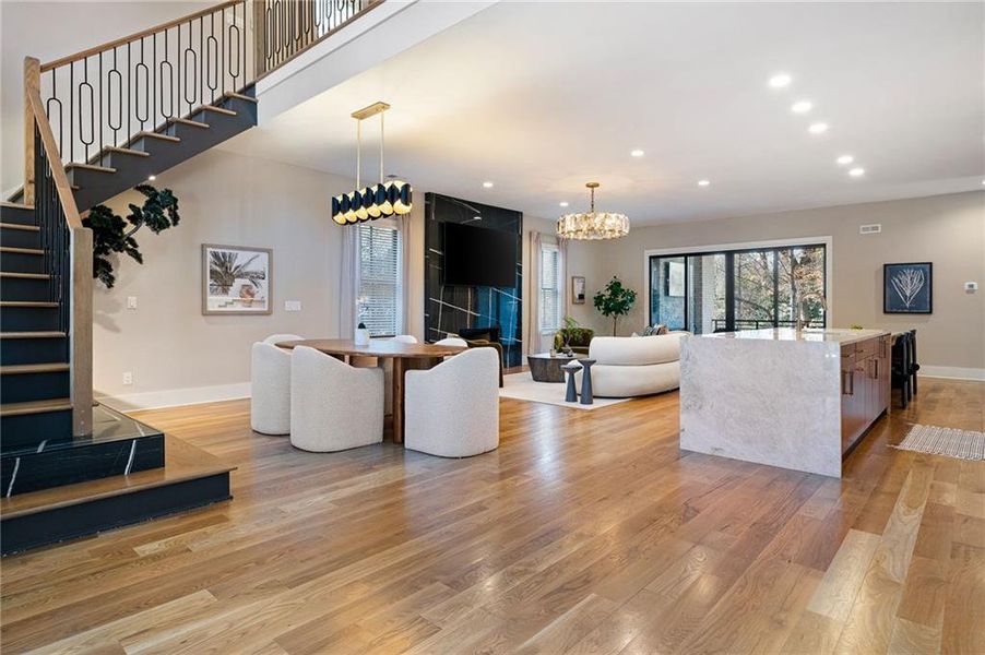 Furnished interior view inside a new home in , Atlanta (Image 31). Furnished interior view inside a new home in , Atlanta (Image 31).