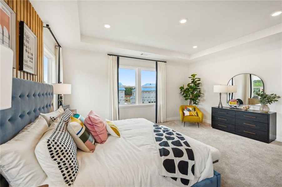 Furnished interior view inside a new home in Bennett Farm, Loganville (Image 27). Furnished interior view inside a new home in Bennett Farm, Loganville (Image 27).