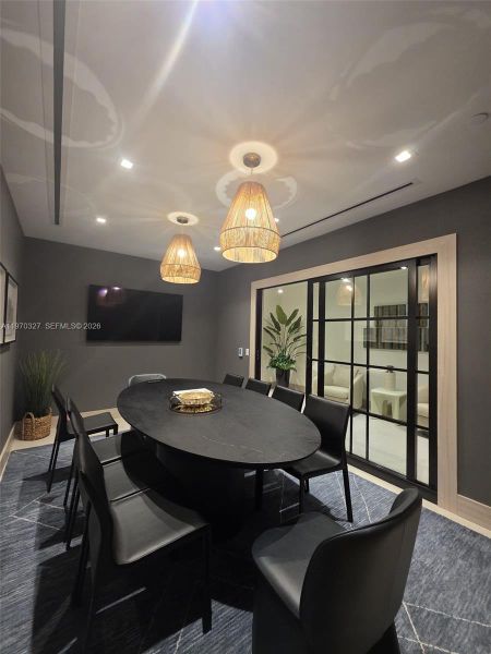 Furnished interior view inside a new home in , Miami (Image 14).