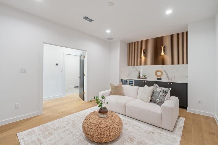 Furnished interior view inside a new home in , Houston (Image 31).