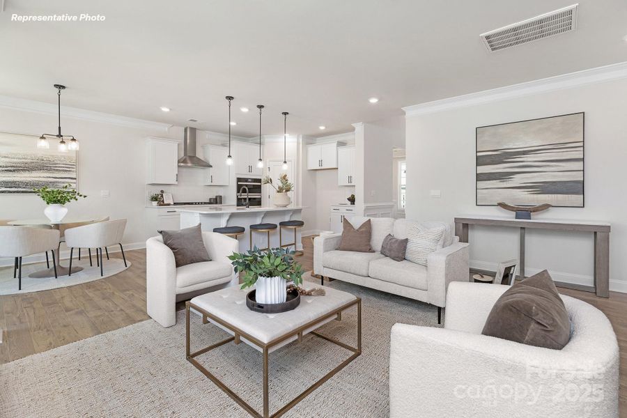 Furnished interior view inside a new home in Sylvan Creek, Denver (Image 9).