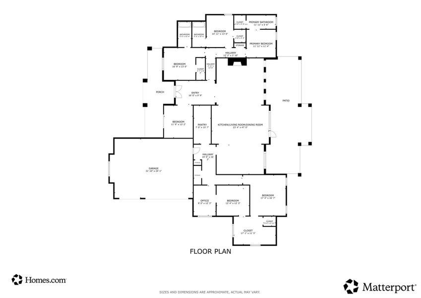 2D floor plan layout of this home in , Burnet, TX (Image 3).