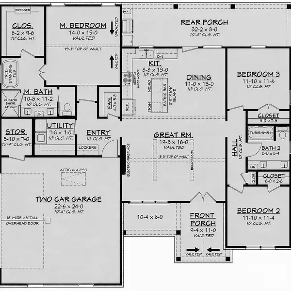 2D floor plan layout of this home in , Hickory, NC (Image 2). 2D floor plan layout of this home in , Hickory, NC (Image 2).