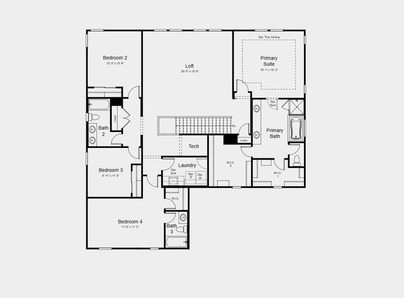 2D floor plan layout for the Glacier by Taylor Morrison in Saddleback, Peoria, AZ (Image 4). 2D floor plan layout for the Glacier by Taylor Morrison in Saddleback, Peoria, AZ (Image 4).