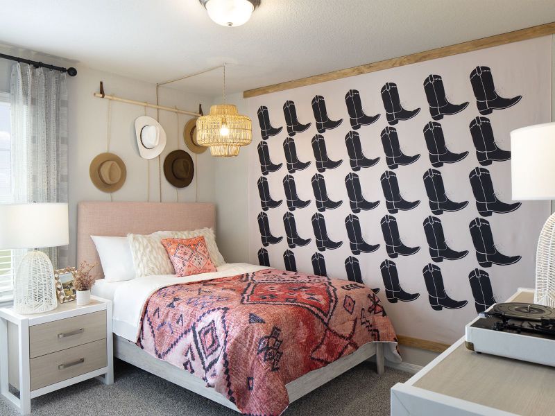 Furnished interior view inside a new home in Waterstone Crossing, Kyle (Image 9).