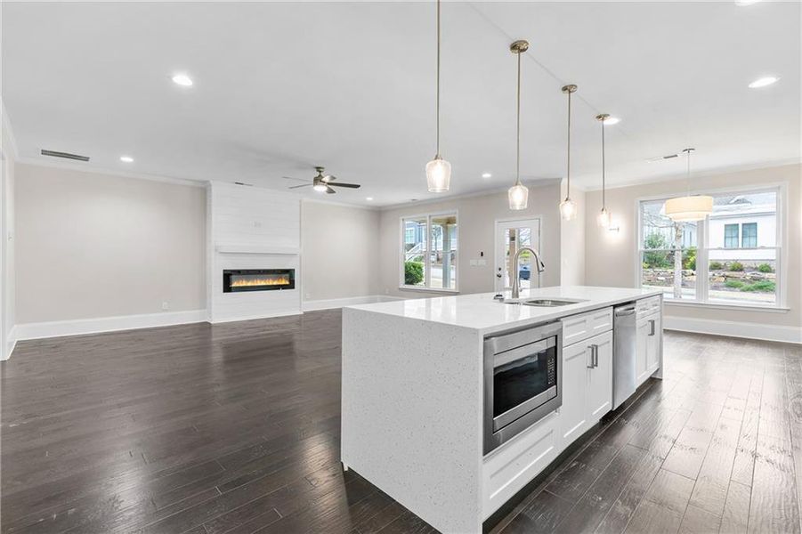 Furnished interior view inside a new home in , Covington (Image 3).