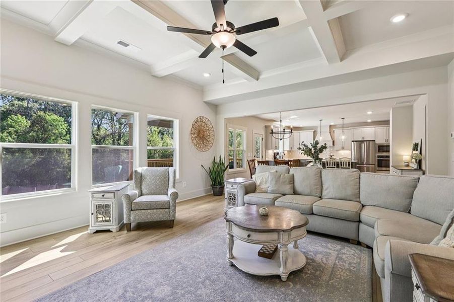 Furnished interior view inside a new home in , Hoschton (Image 6).