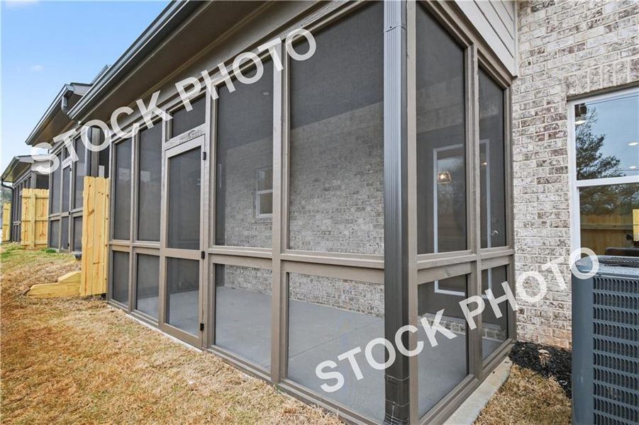 Exterior details and patio area of a home in , Norcross (Image 7).