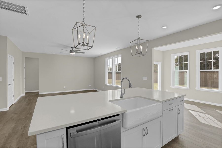 Furnished interior view inside a new home in East Wynd, Hampstead (Image 9).
