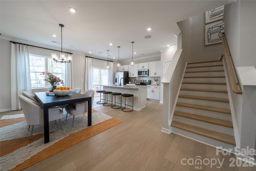 Oak box stairs