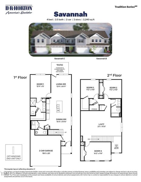 Savannah Floorplan