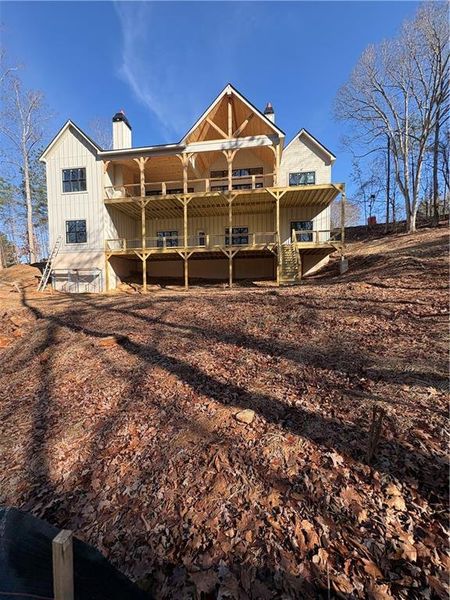 In-progress construction of a new home in , Gainesville, GA (Image 45).
