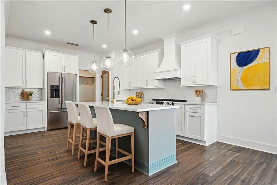 Furnished interior view inside a new home in , Emerson (Image 7). Furnished interior view inside a new home in , Emerson (Image 7).