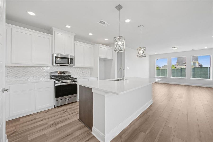 Furnished interior view inside a new home in Treeline, Justin (Image 10). Furnished interior view inside a new home in Treeline, Justin (Image 10).
