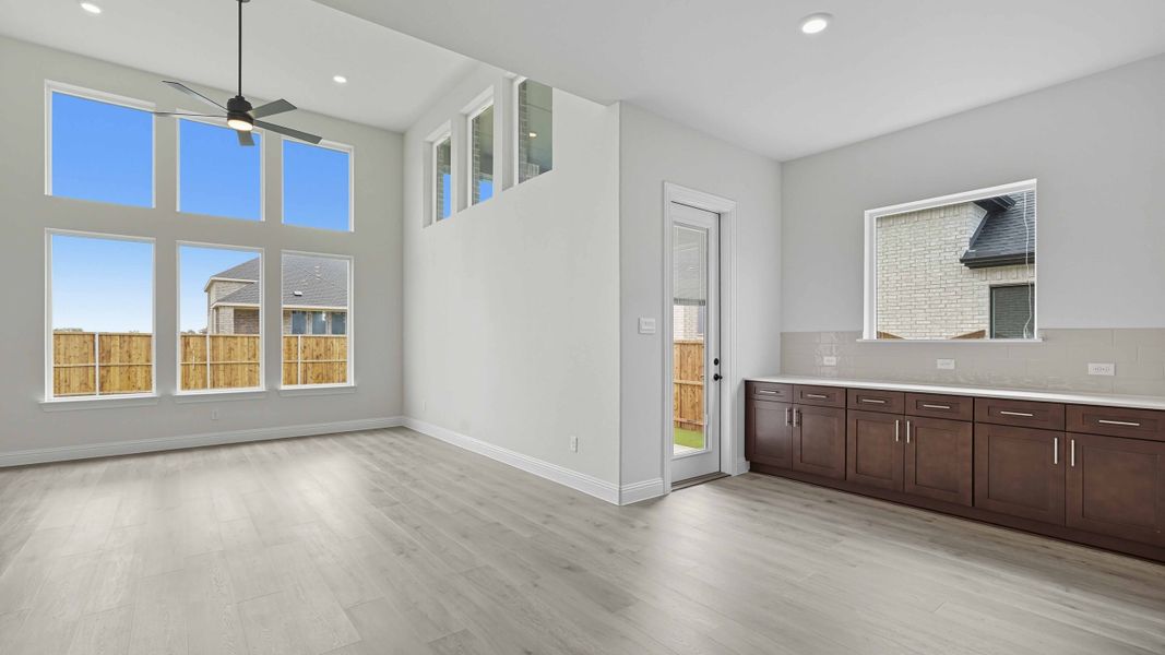 Representative unfurnished interior of a home built from the BEAUX by D.R. Horton in Clearview Ranch, Royse City (Image 17). Representative unfurnished interior of a home built from the BEAUX by D.R. Horton in Clearview Ranch, Royse City (Image 17).