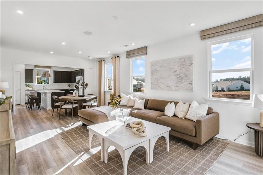 Furnished interior view inside a new home in Sun City Peachtree, Griffin (Image 4).