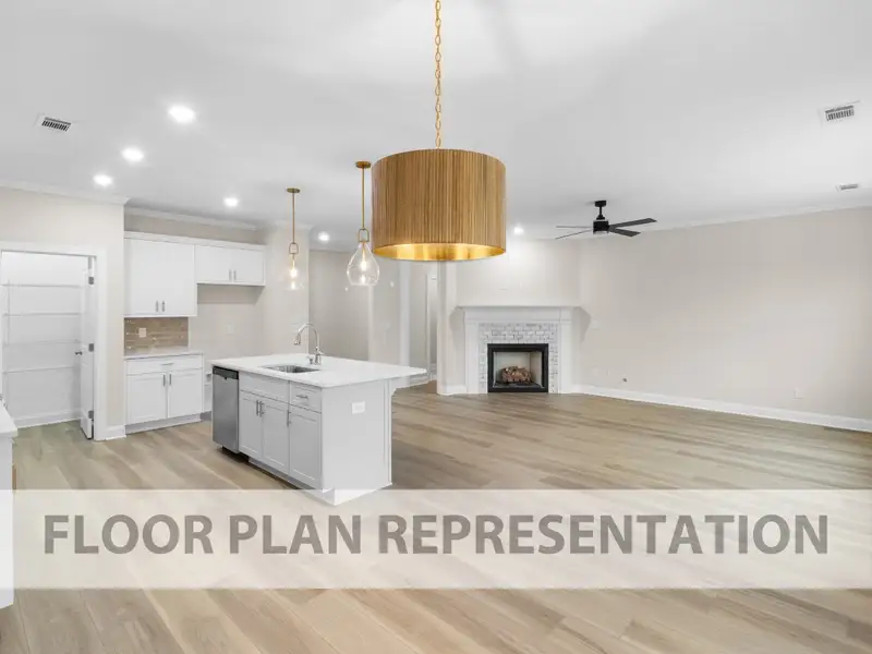 Representative furnished interior of a home built from the Galloway by Ivey Homes in Windsor, North Augusta (Image 9). Representative furnished interior of a home built from the Galloway by Ivey Homes in Windsor, North Augusta (Image 9).