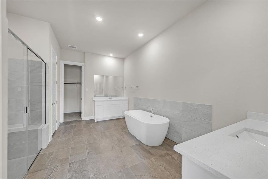 Furnished interior view inside a new home in Eagle Estates, Cross Timber (Image 11).