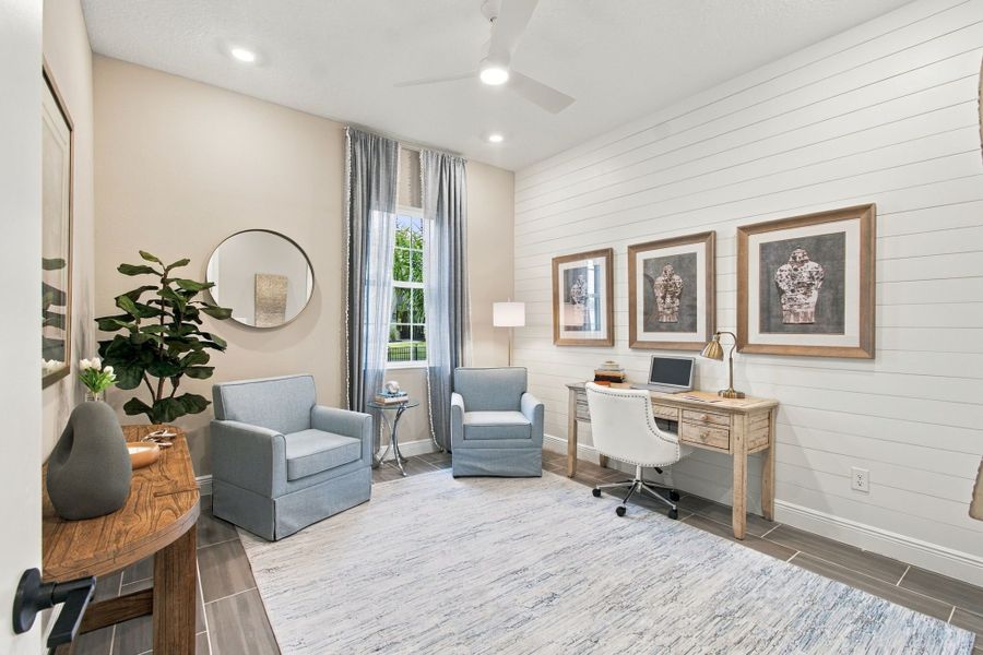 Representative furnished interior of a home built from the Joyce by William Ryan Homes in Pinecone Reserve, Brooksville (Image 19). Representative furnished interior of a home built from the Joyce by William Ryan Homes in Pinecone Reserve, Brooksville (Image 19).