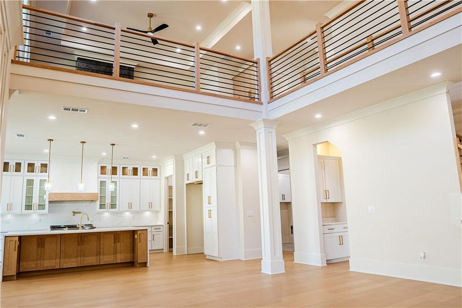 Furnished interior view inside a new home in , Grayson (Image 8).