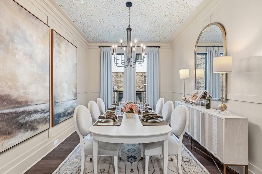 Representative Formal Dining Room - some options shown Representative Formal Dining Room - some options shown