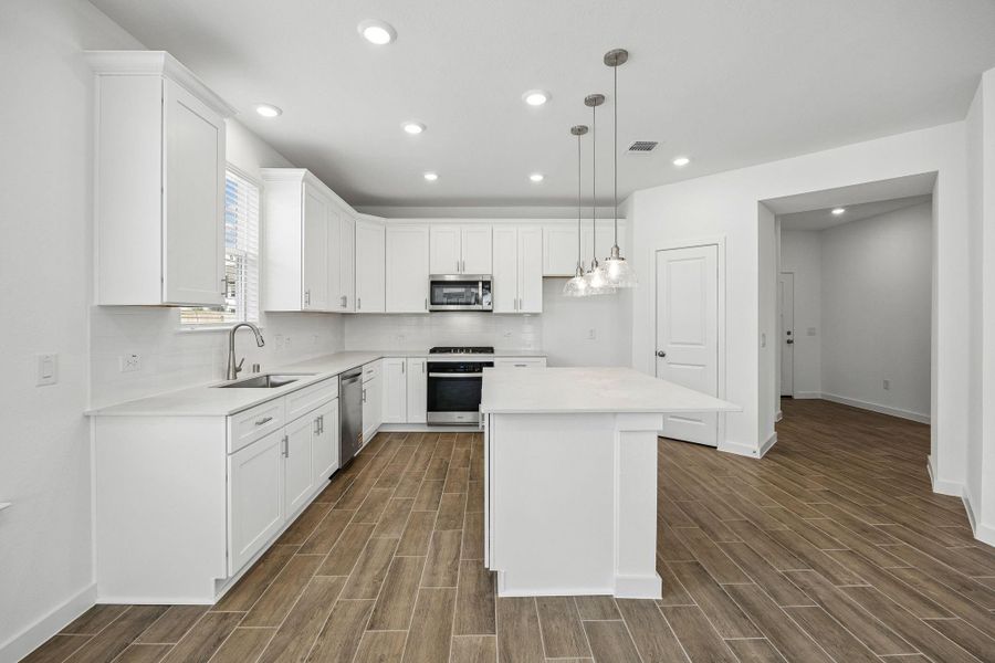 Furnished interior view inside a new home in Windcress, Cove (Image 7).