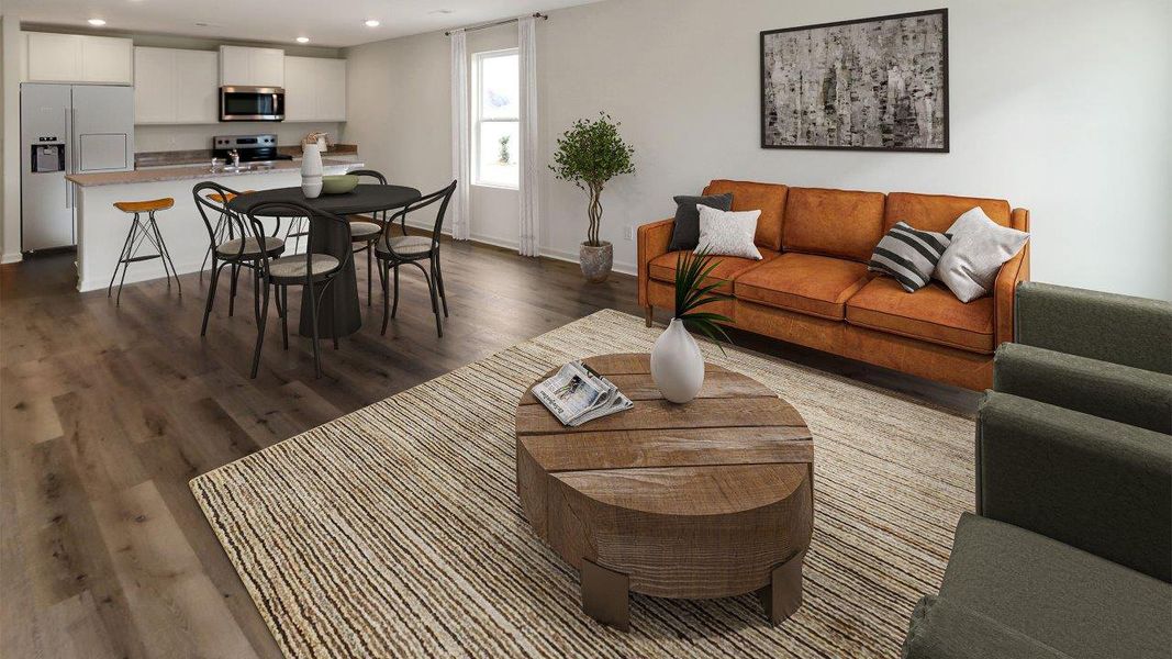 Furnished interior view inside a new home in Liberty, Panama City (Image 10).