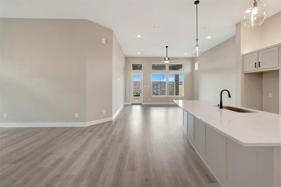 Spacious, unfurnished interior of a new home in Grange 45' Homesites, Katy (Image 22).