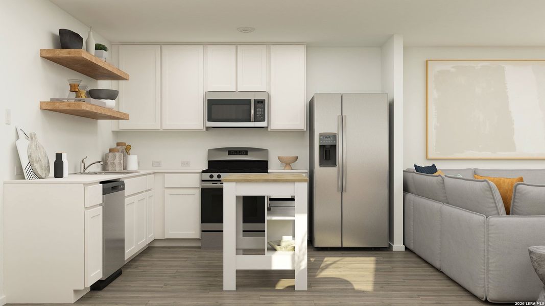 Furnished interior view inside a new home in Brookmill, San Antonio (Image 17).