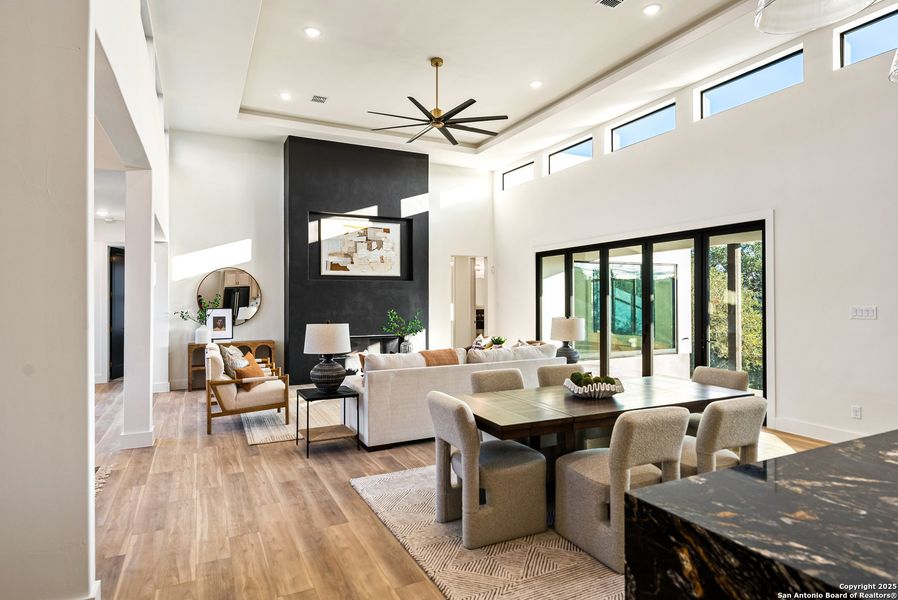 Furnished interior view inside a new home in , San Antonio (Image 6). Furnished interior view inside a new home in , San Antonio (Image 6).