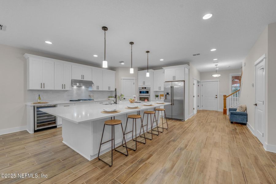 Furnished interior view inside a new home in , Jacksonville (Image 10).