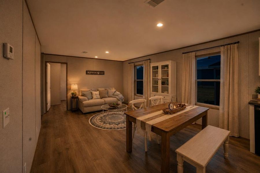 Furnished interior view inside a new home in , Azle (Image 24).