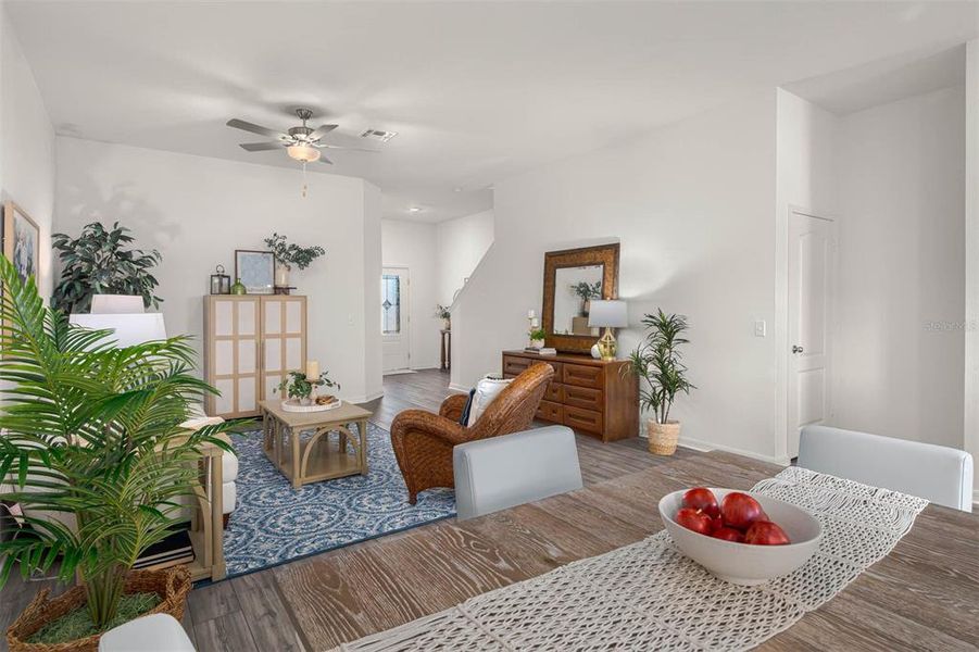 Furnished interior view inside a new home in Sol Vista, Dundee (Image 4).