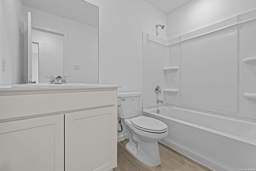 Furnished interior view inside a new home in Voss Farms, New Braunfels (Image 5).