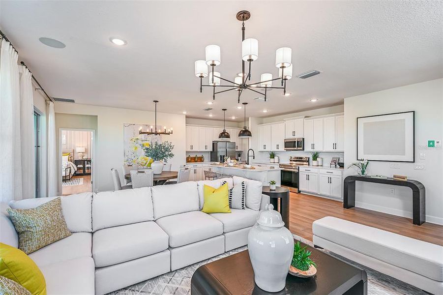 Furnished interior view inside a new home in , Kissimmee (Image 11).