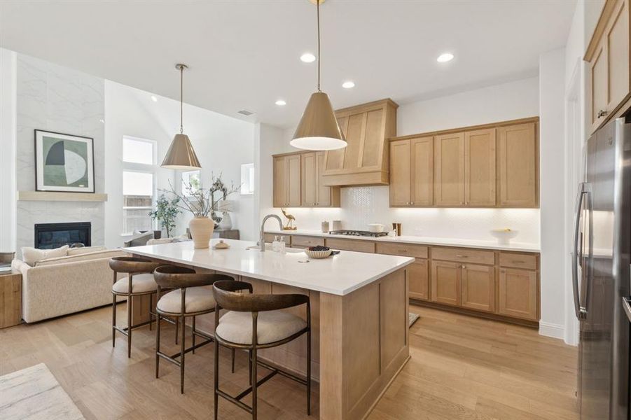 Furnished interior view inside a new home in , Dallas (Image 3).
