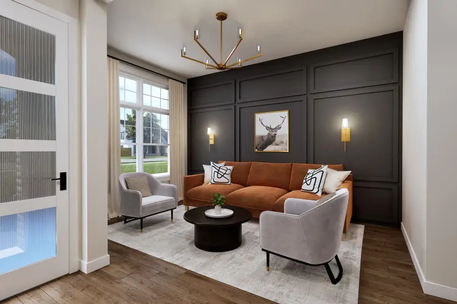 Representative furnished interior of a home built from the The Henderson by David Weekley Homes in ARTAVIA - Reserve Collection, Conroe (Image 5).